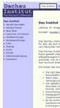 Mobile Screenshot of dachau-institut.de